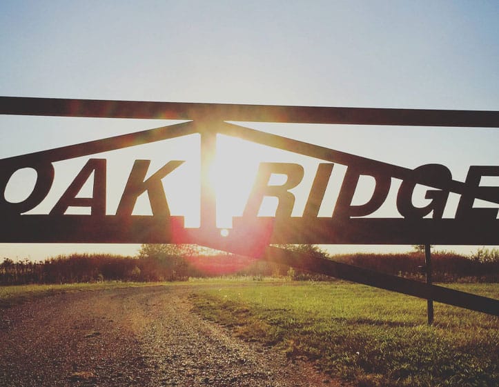 A photo of the Oak Ridge Sportsman's Club sign